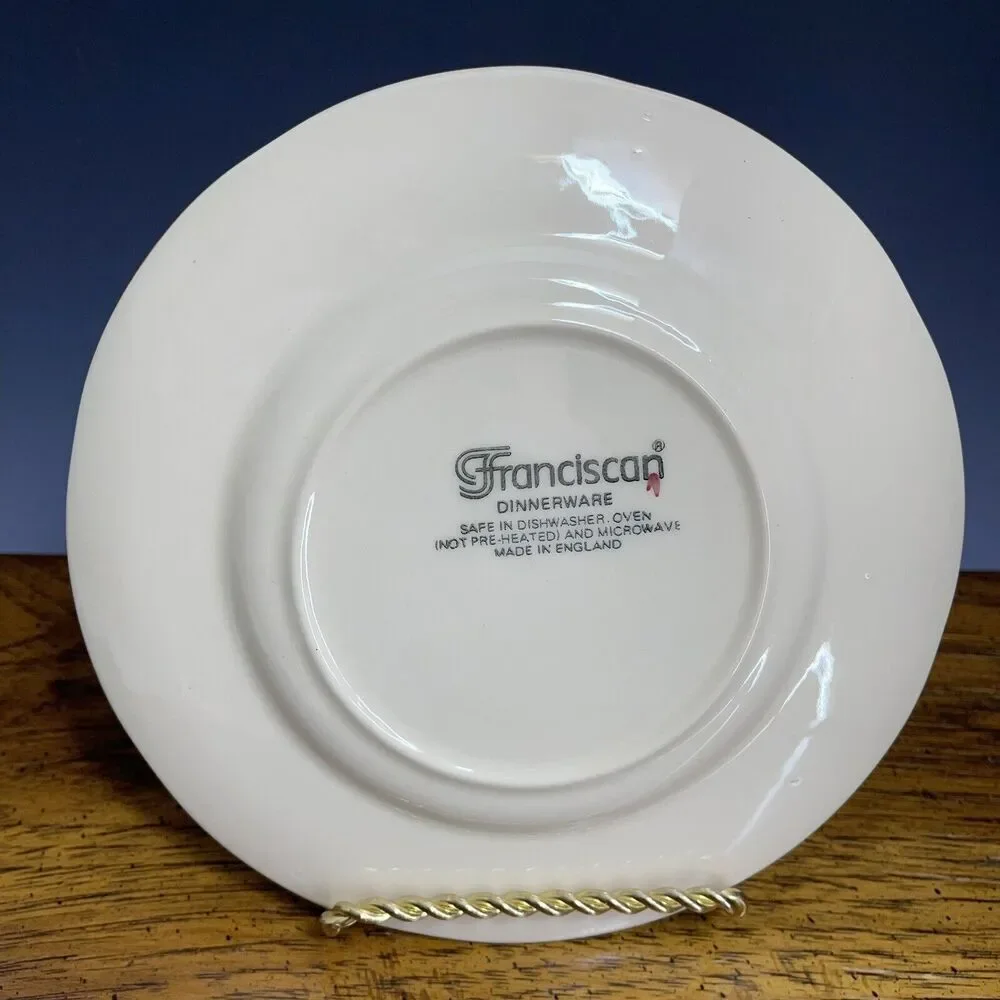 Franciscan ENGLAND Apple Salad‎ Plate 7.5” Luncheon Oven Vintage